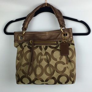Beautiful Authentic Brown Coach Bag